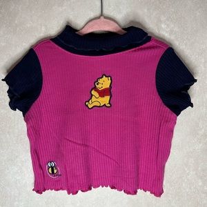 Winnie the Pooh Early 2000’s Disney Store Shirt - Toddler 3T Purple Pink